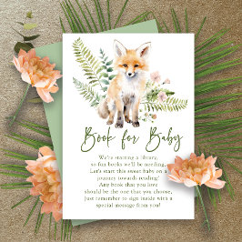 Nature's Delight Fox Book for Baby Begleitkarte