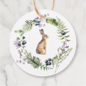 Nature's Delight Rabbit Baby Duwer Gefallen Gesche Geschenkanhänger (Rückseite)