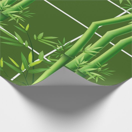 Nature's Embrace Bamboo Gift Wrap Geschenkpapier (Ecke)