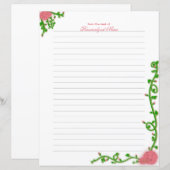 Nature's Embrace Lined Paper Sheet (Vorne/Hinten)