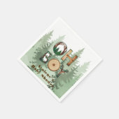 Nature's Expression: Oh Boy Baby Shower Serviette (Ecke)