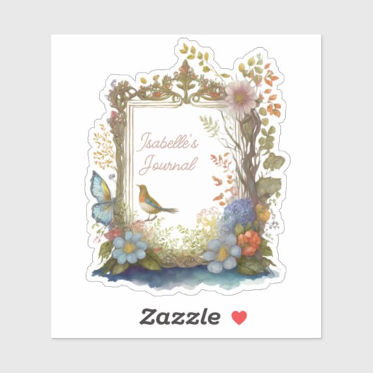 Nature's Fairytale Journal Buchzeichen Sticker (Blatt)