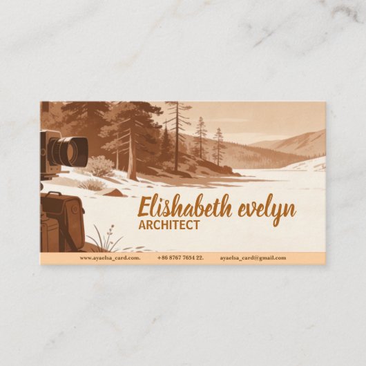 Nature's Frame Visitenkarte (Vorderseite)