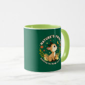 Nature's Friend Cute Fawn Woodland Animal Tasse (VorderseiteRechts)