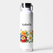 Nature's Fruit and Blume Apple Marigold Trinkflasche (Vorne)