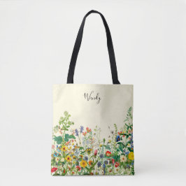 Nature's Garden Personalisiert Tote Bag Tasche