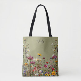 Nature's Garden Personalisiert Tote Bag Tasche