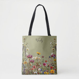 Nature's Garden Personalisiert Tote Bag Tasche