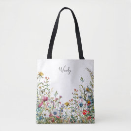 Nature's Garden Personalisiert Tote Bag Tasche