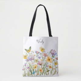 Nature's Garden Personalisiert Tote Bag Tasche
