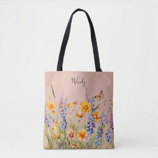 Nature's Garden Personalisiert Tote Bag Tasche