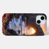 Nature's Gateway: The Flowering Sea Arch Case-Mate iPhone Hülle (Rückseite (Horizontal))