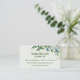 Natures Green Counseling Ministry 2 Business Card Visitenkarte
