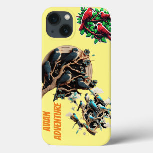 "Nature's Harmony: Birds in Trees iPhone Case" Case-Mate iPhone Hülle