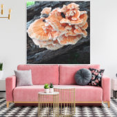 Natures Hühnchen aus dem Wald genießbaren Pilz Leinwanddruck (Insitu (Wohnzimmer))