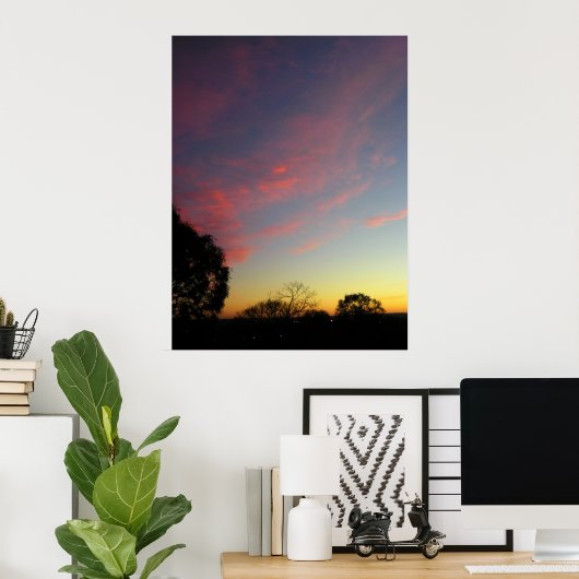 Nature's Leinwand Poster (Heimbüro)