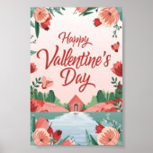 Nature's Liebe Symphony Valentine's Day Poster (Vorne)