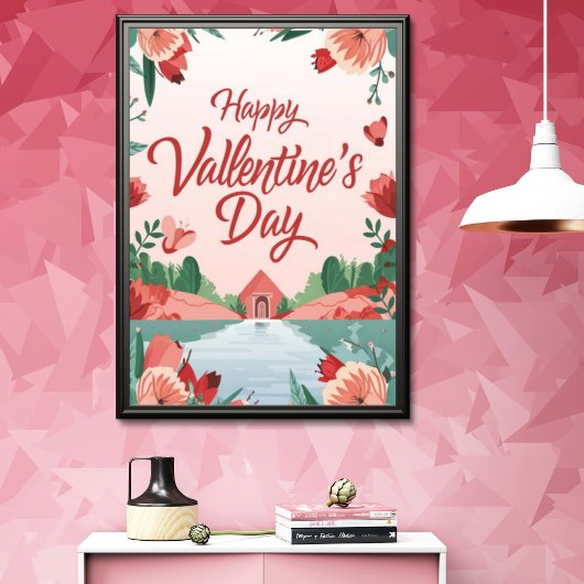 Nature's Liebe Symphony Valentine's Day Poster