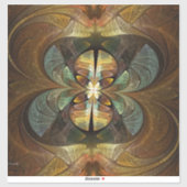 Natures Matrix Bumble Bee Abstrakt Aufkleber (Blatt)