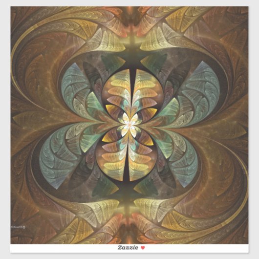 Natures Matrix Bumble Bee Abstrakt Aufkleber (Blatt)