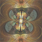 Natures Matrix Bumble Bee Abstrakt Aufkleber (Vorderseite)