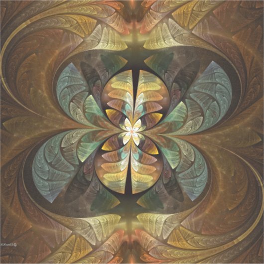 Natures Matrix Bumble Bee Abstrakt Aufkleber (Vorderseite)