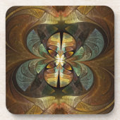 Natures Matrix Bumble Bee Abstrakt Getränkeuntersetzer (Vorderseite)