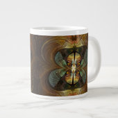 Natures Matrix Bumble Bee Abstrakt Jumbo-Tasse (Vorderseite Rechts)