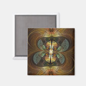 Natures Matrix Bumble Bee Abstrakt Magnet (Vorderseite/Rückseite)