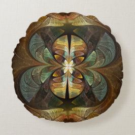 Natures Matrix Bumble Bee Abstrakt Rundes Kissen