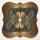 Natures Matrix Bumble Bee Abstrakt Untersetzer (Vorderseite)