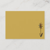 Natures Matrix Bumble Bee Abstrakt Visitenkarte (Rückseite)