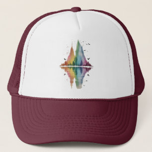 Nature's Music - Classic Sound Wave T - Shirt Truckerkappe