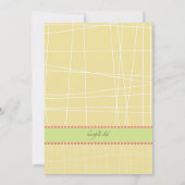 Nature's Nest Oster Geburtstagsparty Einladung (Rückseite)