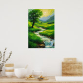 Nature's Overture, Symphonie des Grüntals Poster (Küche)