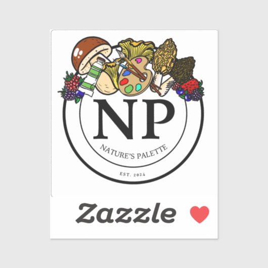 Nature's Palette Mini Vinyl Sticker (Blatt)