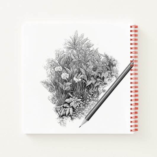 Nature's Palette Nature Journal Sketchbook Notizblock (Rückseite)