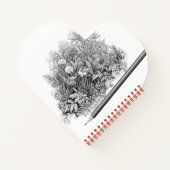 Nature's Palette Nature Sketchbook Personalization Notizblock (Rückseite)