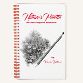 Nature's Palette Nature Sketchbook Personalization Notizblock (Vorderseite)