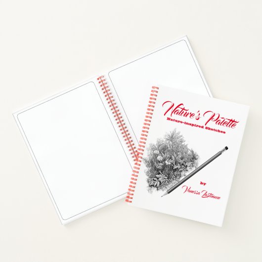 Nature's Palette Nature Sketchbook Personalization Notizblock (Innenseite)