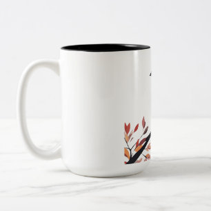 Nature's Palette Teacup Zweifarbige Tasse