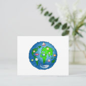 Natures Planet Postkarte (Stehend Vorderseite)