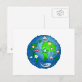 Natures Planet Postkarte (Vorne/Hinten)