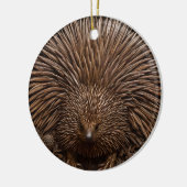 Nature's Quill: Das australische Echidna in Holz, Keramik Ornament (Links)