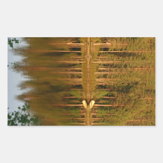 Nature's Reflections Custom Aufkleber (Vorderseite)