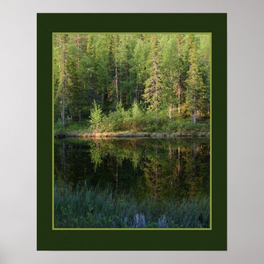 Nature's Reflections Custom Poster (Vorne)