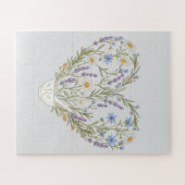 Nature's Remedy: Botanical Heart Herbal Puzzle (Horizontal)