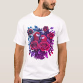 Nature's Rose Liebe - Elegante Herzstücke: T-Shirt (Vorderseite)