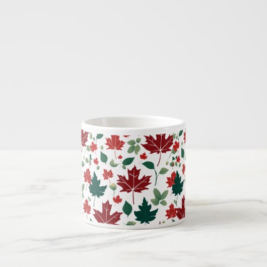 Nature's Sip: Espresso-Tasse mit Leaf Espressotasse (Vorderseite)