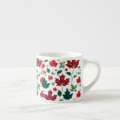 Nature's Sip: Espresso-Tasse mit Leaf Espressotasse (Rechts)